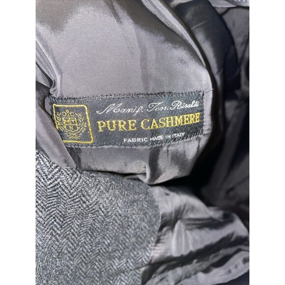 Weingarten Koln Men’s Dress Blazer Size Size 51L Gray 100% Cashmere Business - Picture 3 of 12